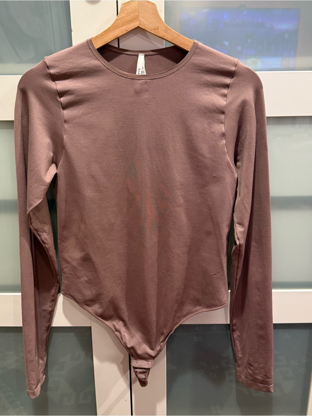 Babaton Aritzia beige bodysuit